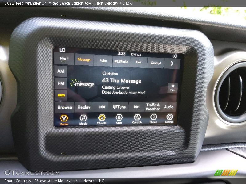 High Velocity / Black 2022 Jeep Wrangler Unlimited Beach Edition 4x4