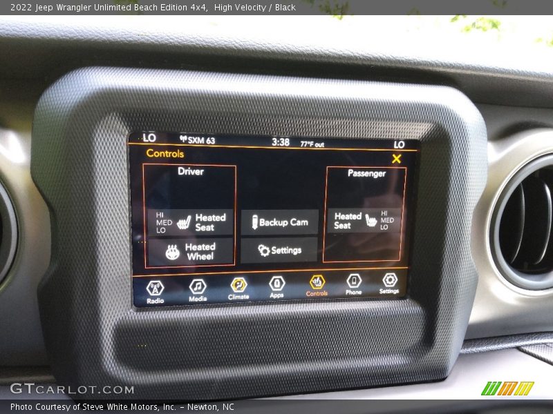 High Velocity / Black 2022 Jeep Wrangler Unlimited Beach Edition 4x4