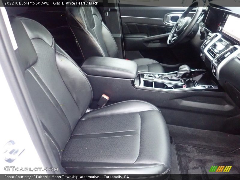 Glacial White Pearl / Black 2022 Kia Sorento SX AWD