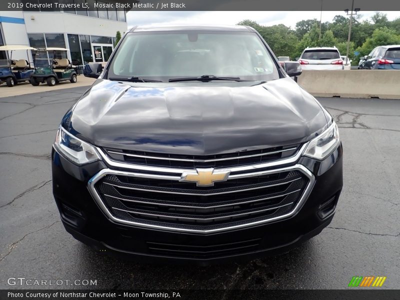 Mosaic Black Metallic / Jet Black 2019 Chevrolet Traverse LS