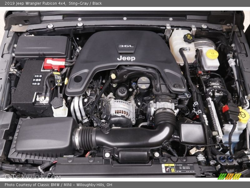  2019 Wrangler Rubicon 4x4 Engine - 3.6 Liter DOHC 24-Valve VVT V6