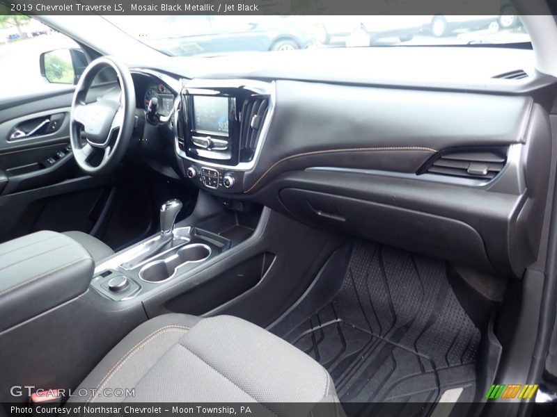 Mosaic Black Metallic / Jet Black 2019 Chevrolet Traverse LS