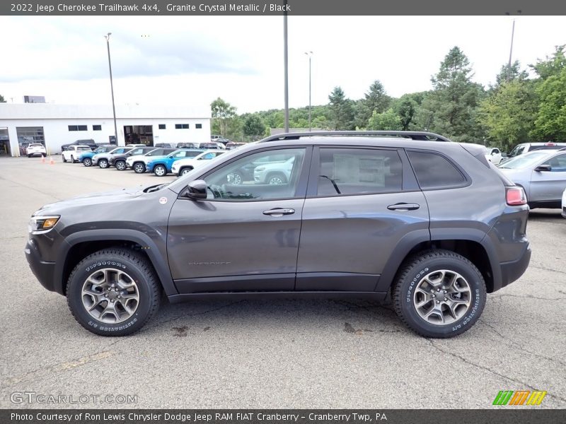 Granite Crystal Metallic / Black 2022 Jeep Cherokee Trailhawk 4x4