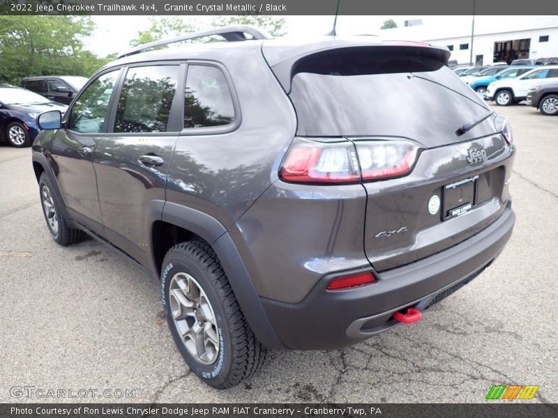 Granite Crystal Metallic / Black 2022 Jeep Cherokee Trailhawk 4x4