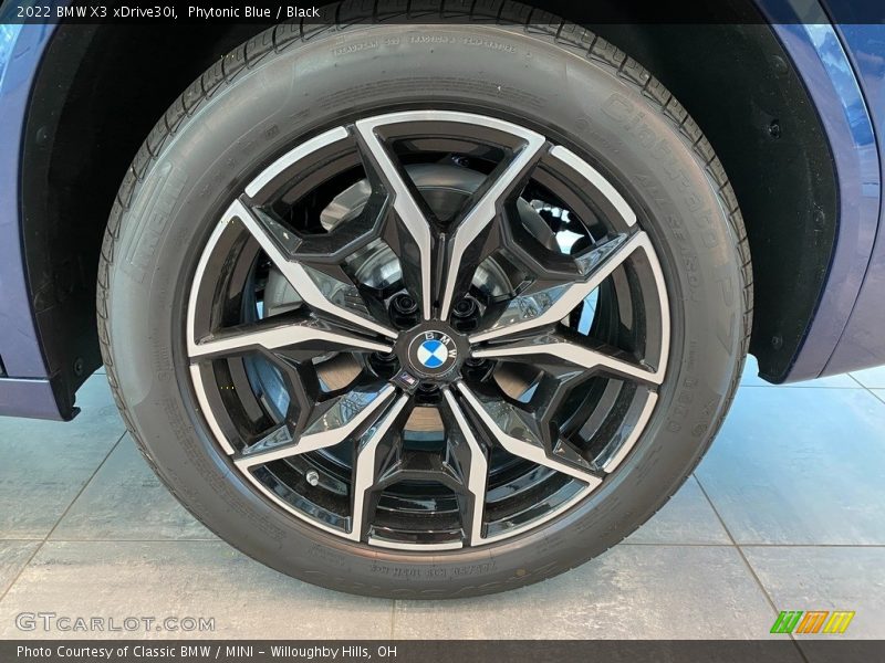 Phytonic Blue / Black 2022 BMW X3 xDrive30i