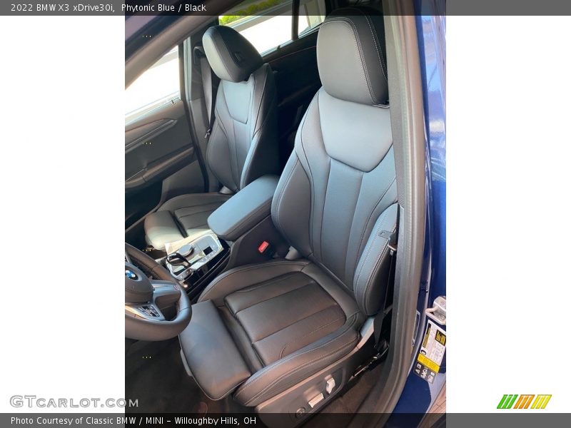 Phytonic Blue / Black 2022 BMW X3 xDrive30i