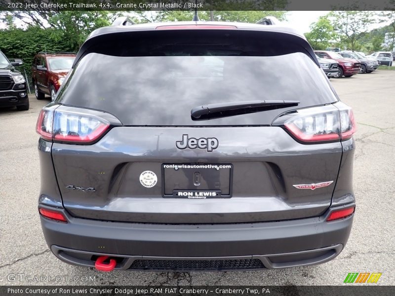 Granite Crystal Metallic / Black 2022 Jeep Cherokee Trailhawk 4x4