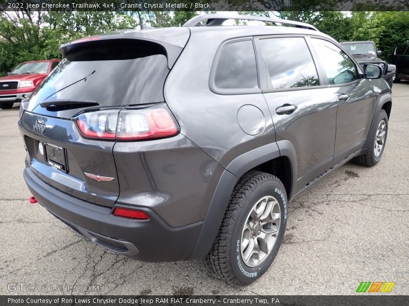 Granite Crystal Metallic / Black 2022 Jeep Cherokee Trailhawk 4x4