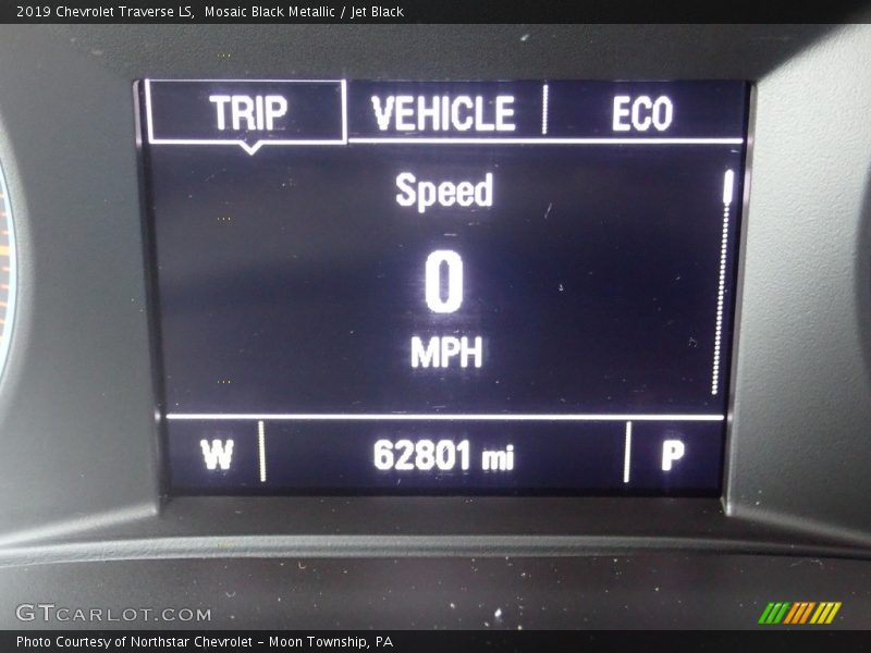 Mosaic Black Metallic / Jet Black 2019 Chevrolet Traverse LS