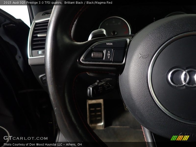 Brilliant Black / Black/Magma Red 2015 Audi SQ5 Prestige 3.0 TFSI quattro
