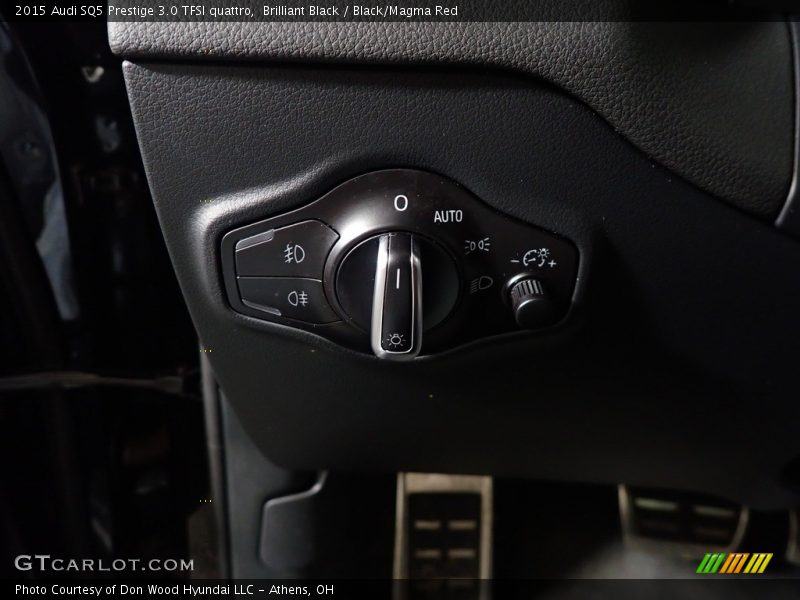 Brilliant Black / Black/Magma Red 2015 Audi SQ5 Prestige 3.0 TFSI quattro
