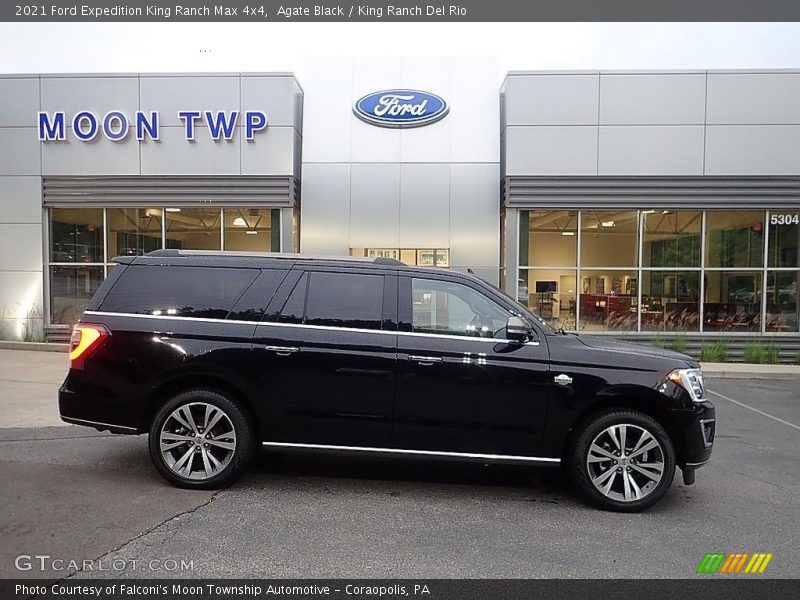 Agate Black / King Ranch Del Rio 2021 Ford Expedition King Ranch Max 4x4