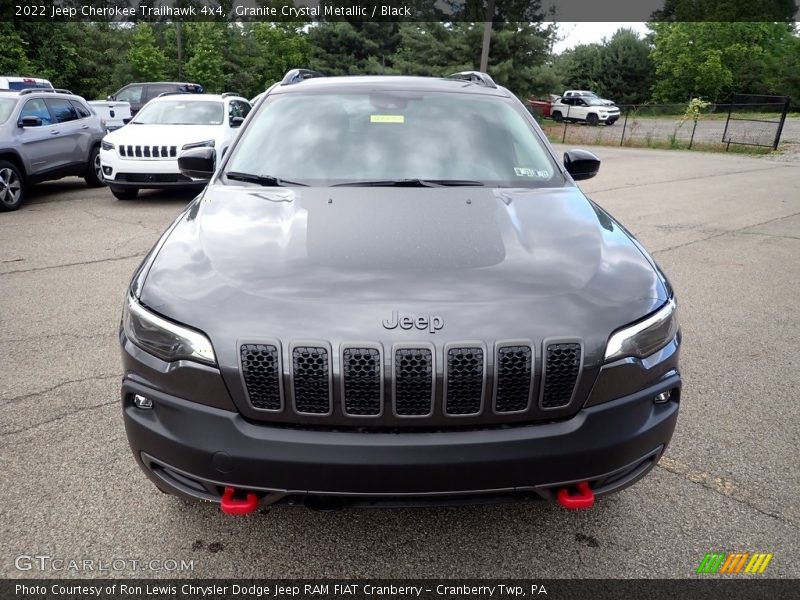 Granite Crystal Metallic / Black 2022 Jeep Cherokee Trailhawk 4x4