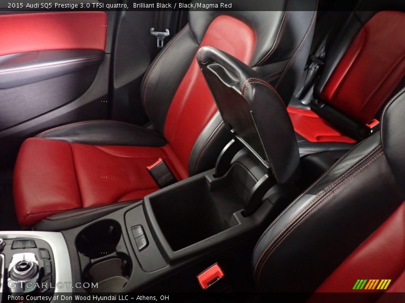 Brilliant Black / Black/Magma Red 2015 Audi SQ5 Prestige 3.0 TFSI quattro