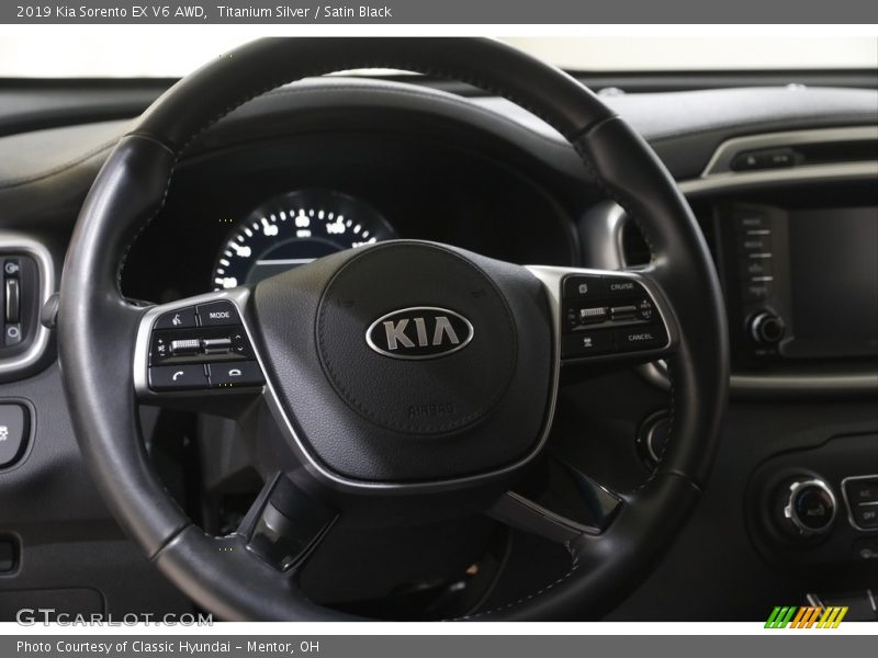  2019 Sorento EX V6 AWD Steering Wheel