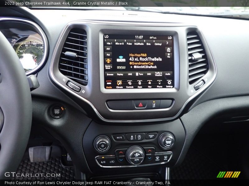 Granite Crystal Metallic / Black 2022 Jeep Cherokee Trailhawk 4x4