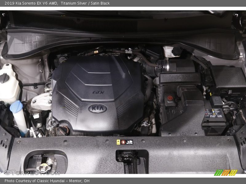  2019 Sorento EX V6 AWD Engine - 3.3 Liter GDI DOHC 24-Valve CVVT V6
