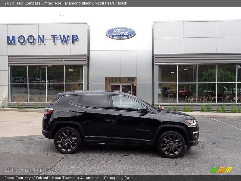 Diamond Black Crystal Pearl / Black 2020 Jeep Compass Limted 4x4