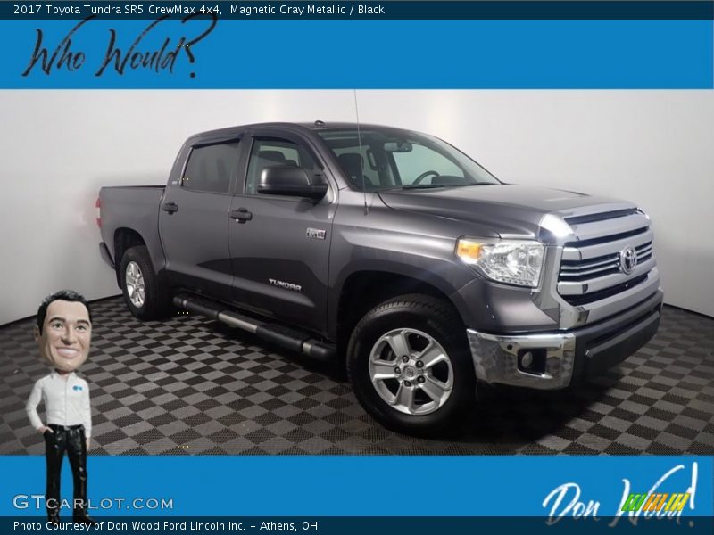 Magnetic Gray Metallic / Black 2017 Toyota Tundra SR5 CrewMax 4x4