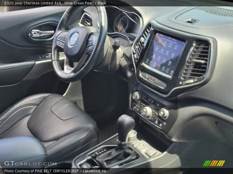 Olive Green Pearl / Black 2020 Jeep Cherokee Limited 4x4