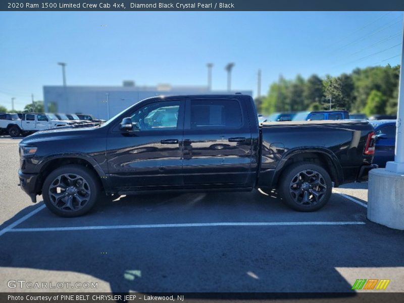 Diamond Black Crystal Pearl / Black 2020 Ram 1500 Limited Crew Cab 4x4