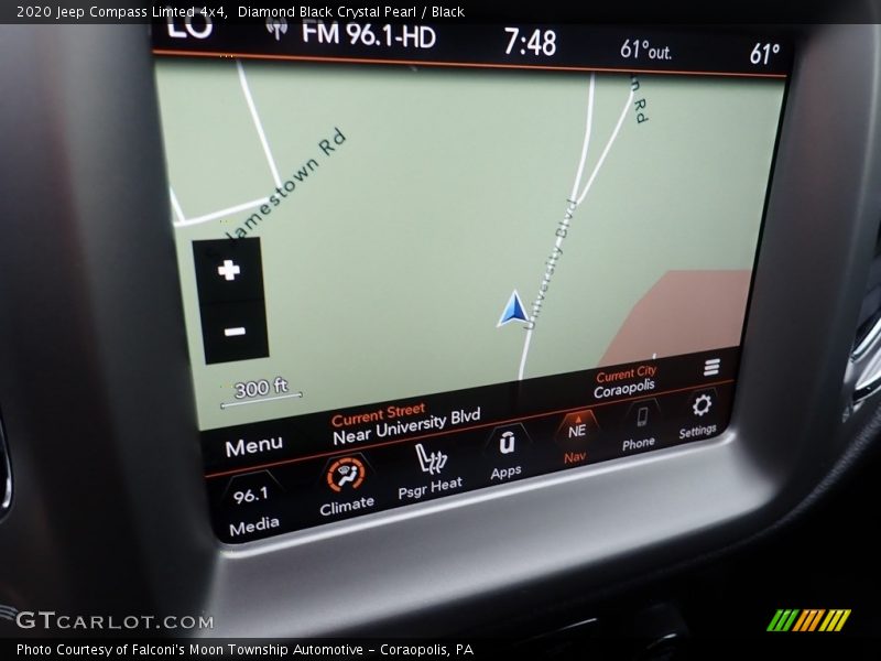 Diamond Black Crystal Pearl / Black 2020 Jeep Compass Limted 4x4