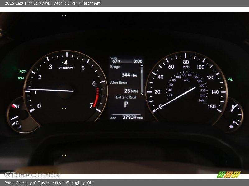 Atomic Silver / Parchment 2019 Lexus RX 350 AWD