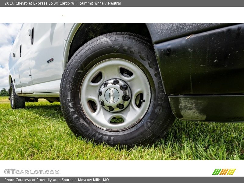 Summit White / Neutral 2016 Chevrolet Express 3500 Cargo WT