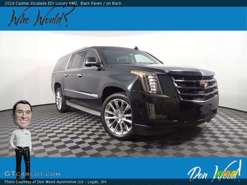 Black Raven / Jet Black 2019 Cadillac Escalade ESV Luxury 4WD