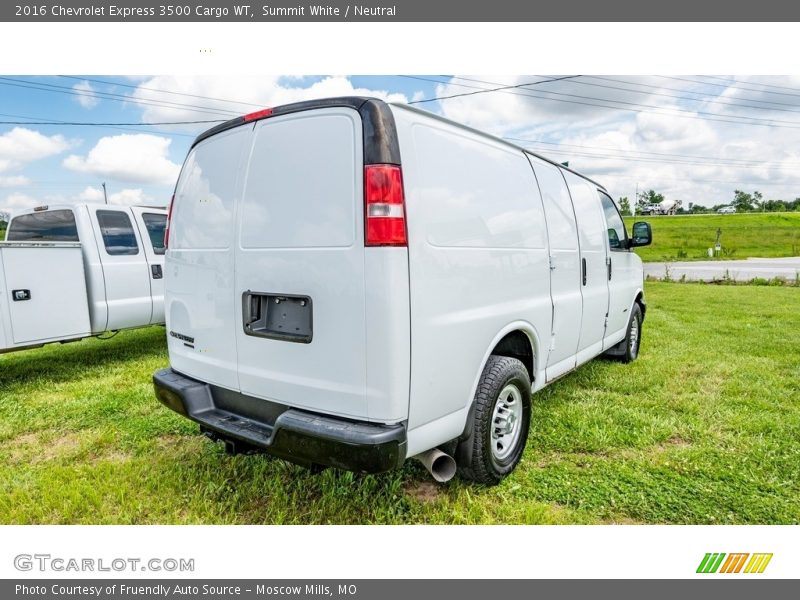 Summit White / Neutral 2016 Chevrolet Express 3500 Cargo WT