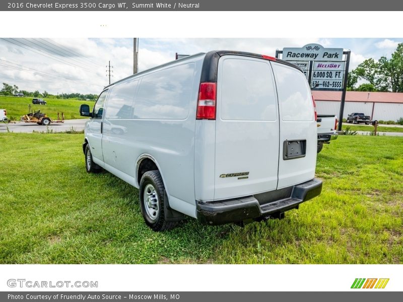 Summit White / Neutral 2016 Chevrolet Express 3500 Cargo WT