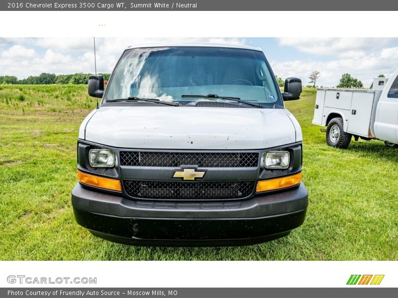 Summit White / Neutral 2016 Chevrolet Express 3500 Cargo WT