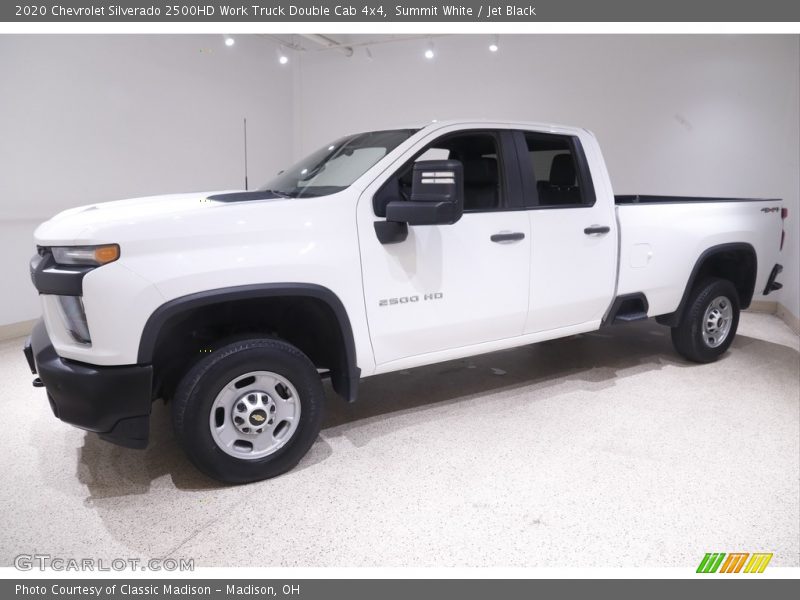Summit White / Jet Black 2020 Chevrolet Silverado 2500HD Work Truck Double Cab 4x4
