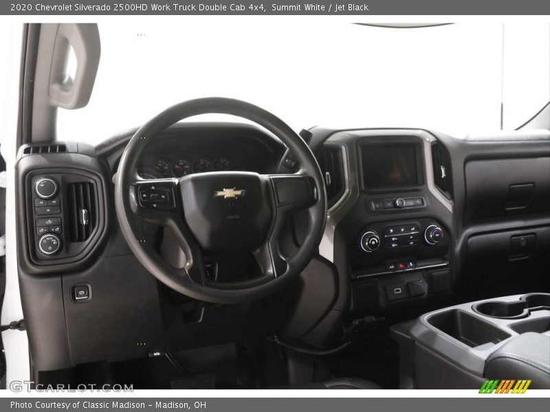 Summit White / Jet Black 2020 Chevrolet Silverado 2500HD Work Truck Double Cab 4x4