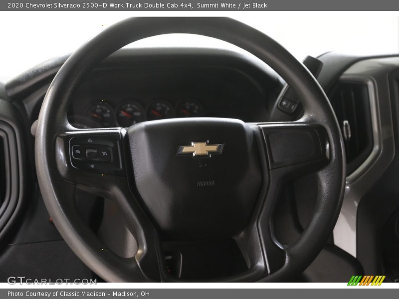 Summit White / Jet Black 2020 Chevrolet Silverado 2500HD Work Truck Double Cab 4x4
