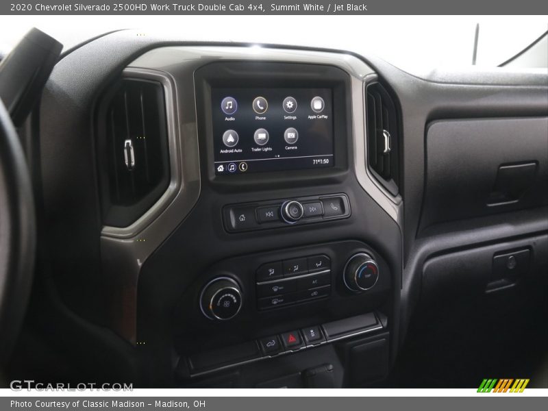 Summit White / Jet Black 2020 Chevrolet Silverado 2500HD Work Truck Double Cab 4x4