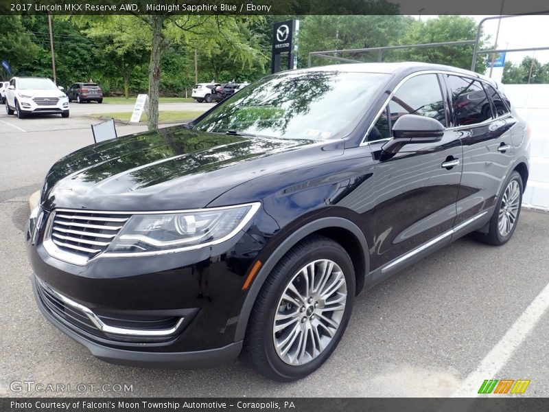 Midnight Sapphire Blue / Ebony 2017 Lincoln MKX Reserve AWD