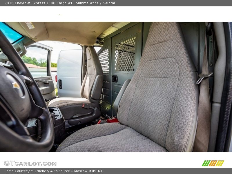 Summit White / Neutral 2016 Chevrolet Express 3500 Cargo WT