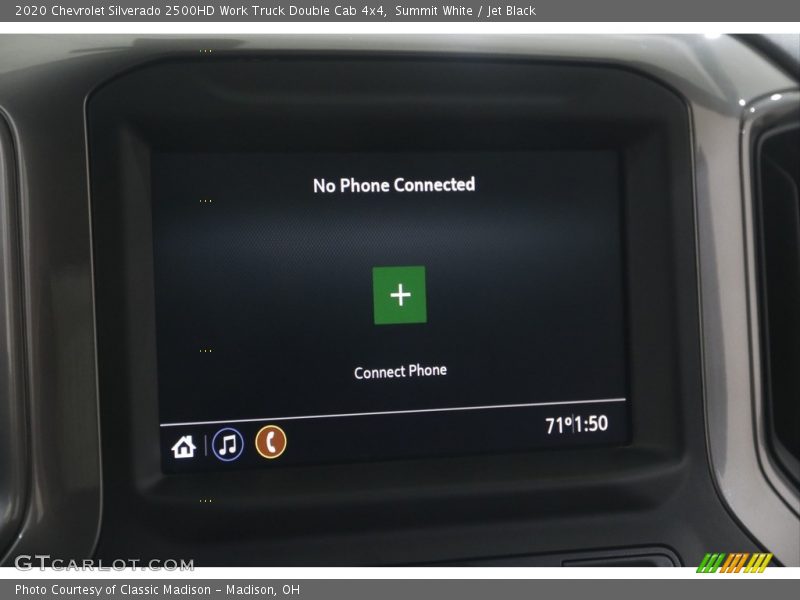 Summit White / Jet Black 2020 Chevrolet Silverado 2500HD Work Truck Double Cab 4x4
