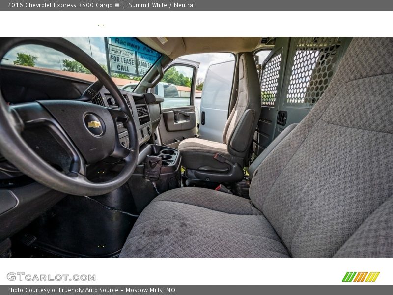 Summit White / Neutral 2016 Chevrolet Express 3500 Cargo WT