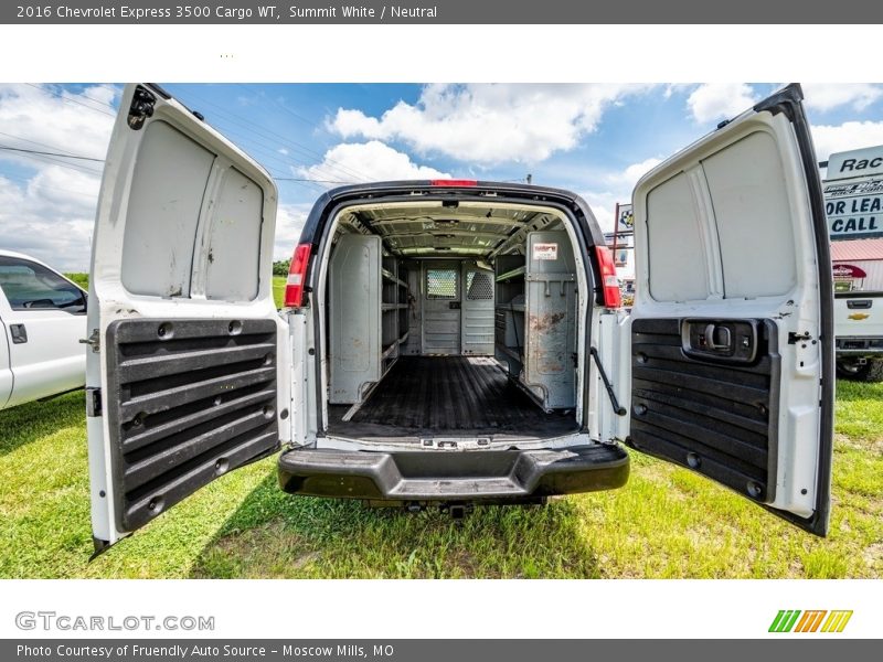 Summit White / Neutral 2016 Chevrolet Express 3500 Cargo WT