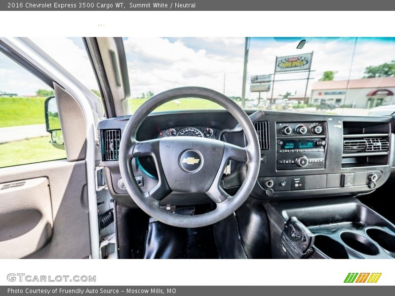 Summit White / Neutral 2016 Chevrolet Express 3500 Cargo WT