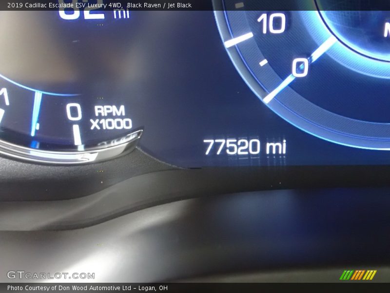 Black Raven / Jet Black 2019 Cadillac Escalade ESV Luxury 4WD