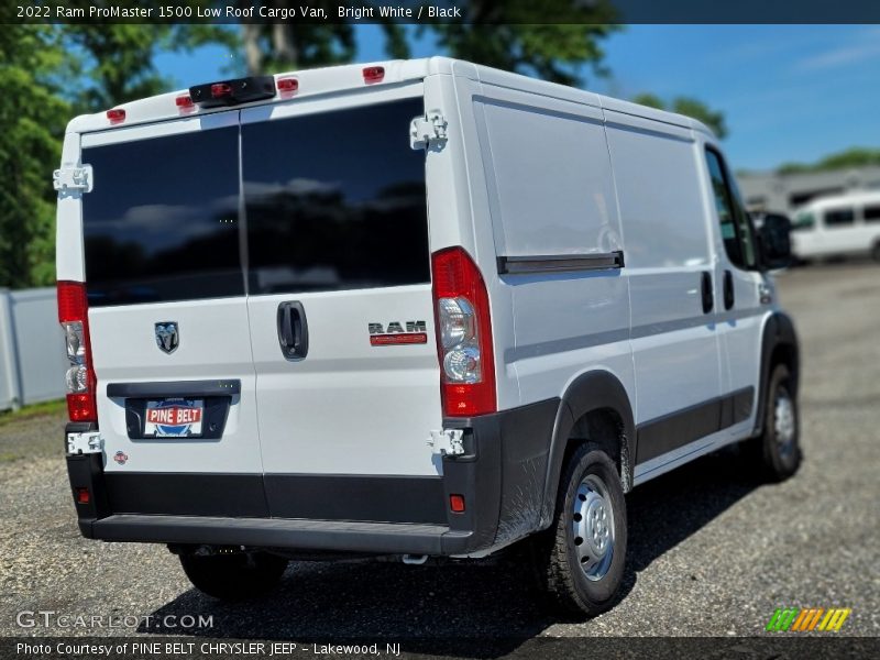 Bright White / Black 2022 Ram ProMaster 1500 Low Roof Cargo Van