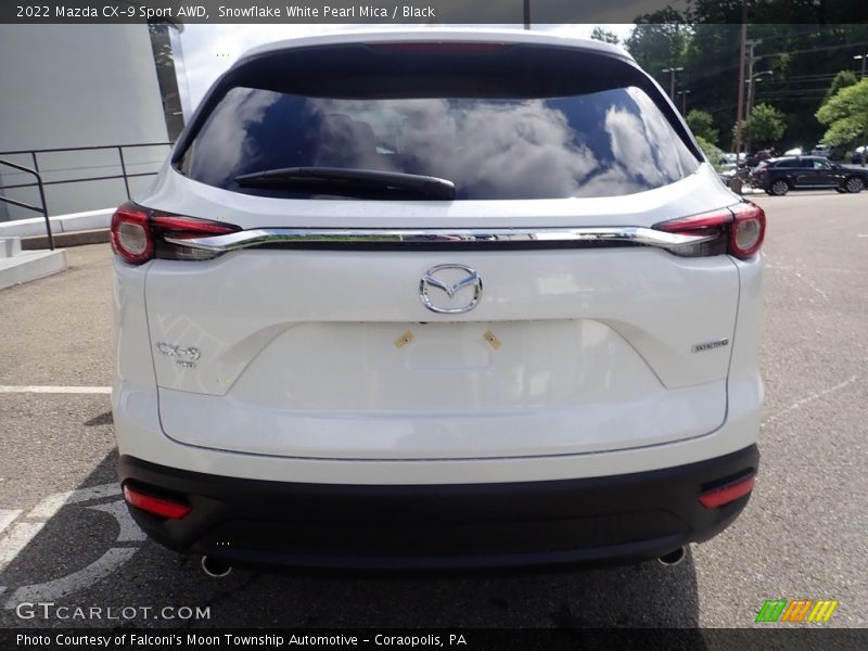 Snowflake White Pearl Mica / Black 2022 Mazda CX-9 Sport AWD