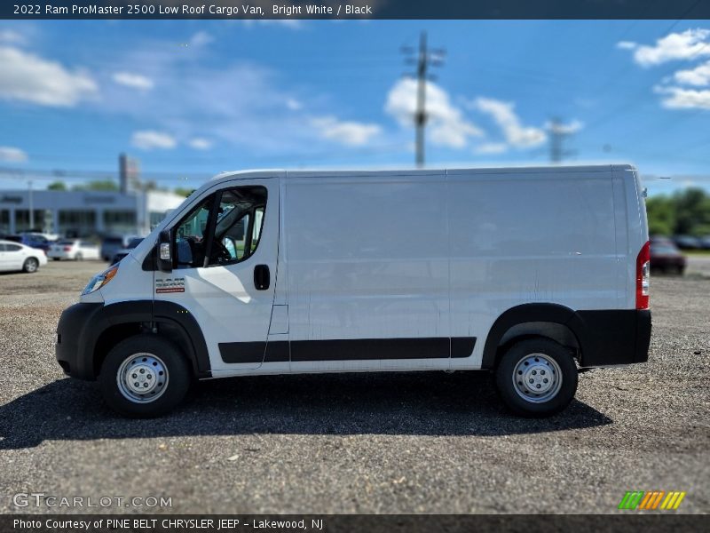 Bright White / Black 2022 Ram ProMaster 2500 Low Roof Cargo Van