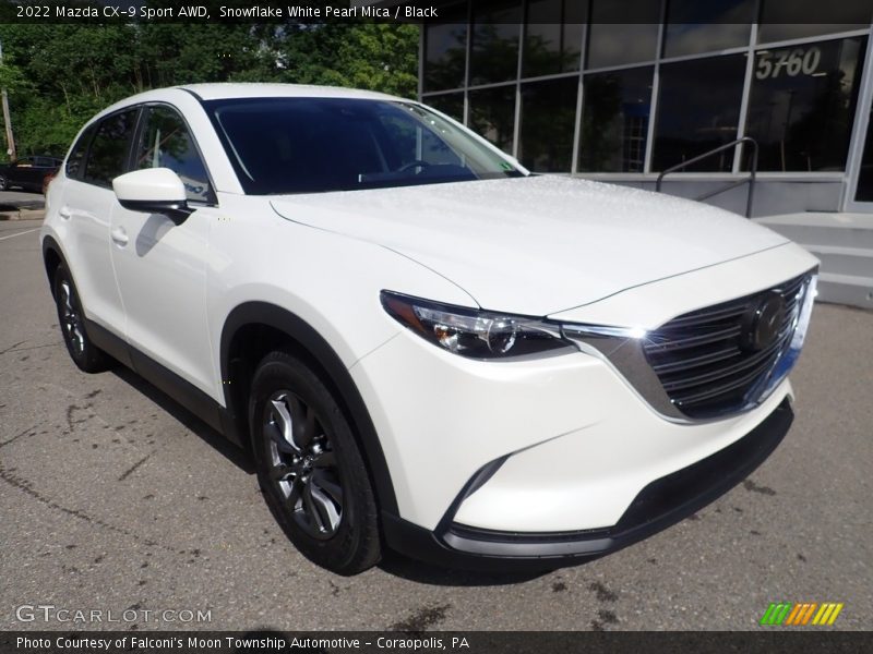 Snowflake White Pearl Mica / Black 2022 Mazda CX-9 Sport AWD