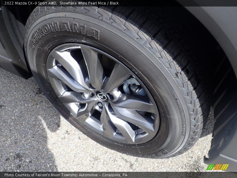 Snowflake White Pearl Mica / Black 2022 Mazda CX-9 Sport AWD