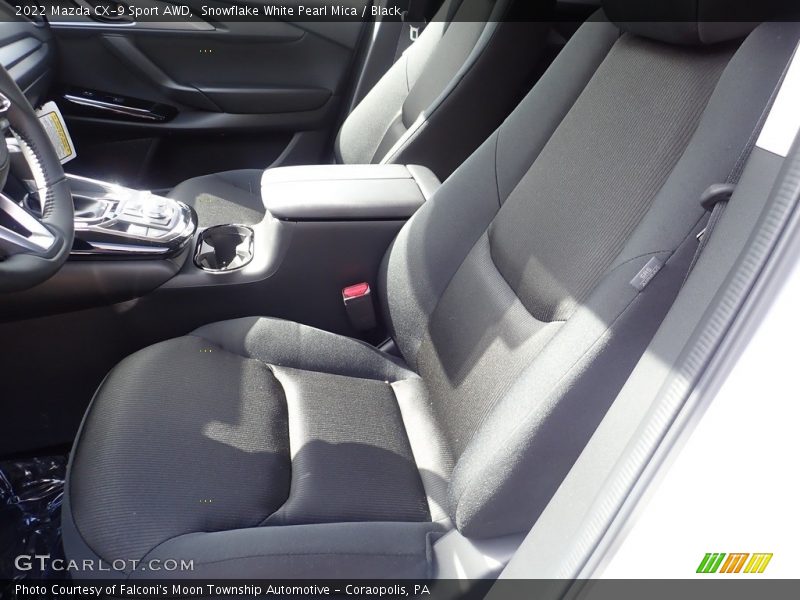 Snowflake White Pearl Mica / Black 2022 Mazda CX-9 Sport AWD
