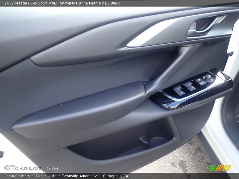 Snowflake White Pearl Mica / Black 2022 Mazda CX-9 Sport AWD